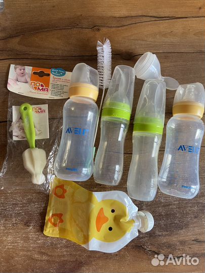 Детские бутылочки для кормления avent