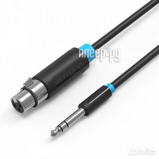 Vention 6.5mm Jack M - XLR Black 1.5m bbebg