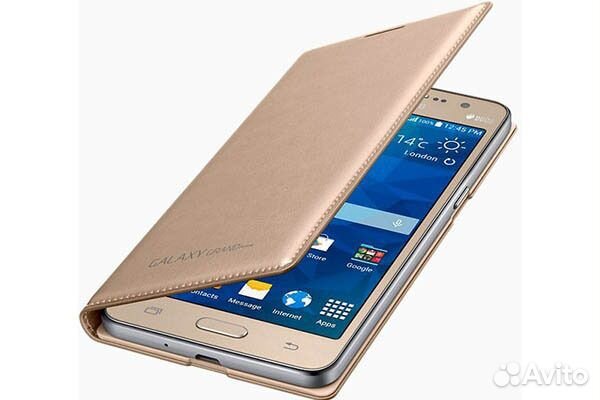 Оригинал Чехлы Flip Wallet для samsung Grand Prime