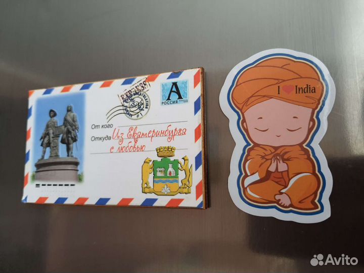 Коллекция магнитов из путешествий (23 шт.)