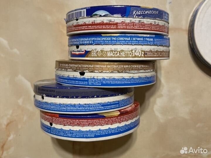 Коробочки для поделок из-под плавленного сыра