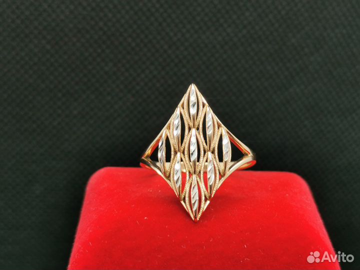 Перстень золотой 585 проба