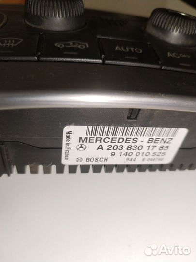 Блок управления печки, климат - контроля