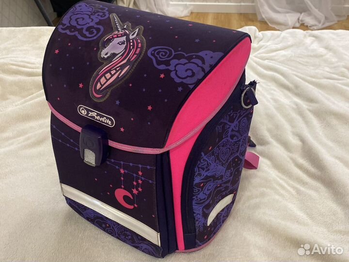 Рюкзак Ранец Herlitz Midi Unicorn Night