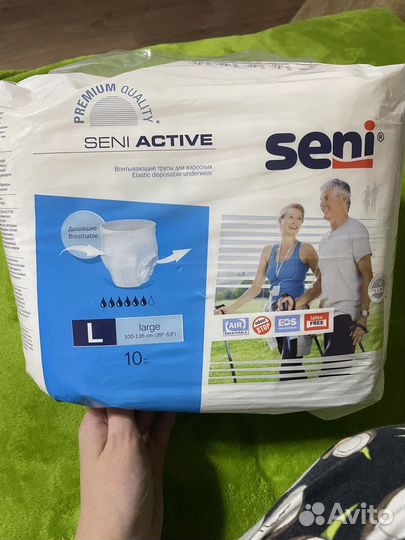 Памперсы для взрослых seni l (трусики)