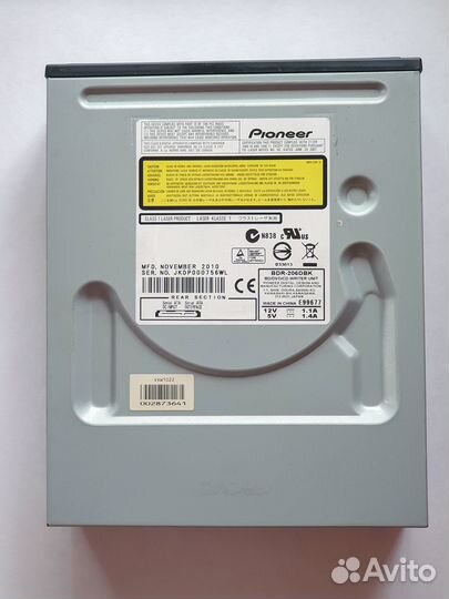 Blue ray привод Pioneer BDR-206DBK Black