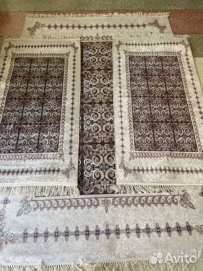 Ковры новые Турецкие набор тройка в спальню