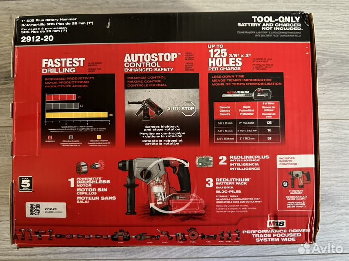 Перфоратор Milwaukee 2912-20 М18 Fuel