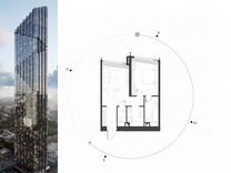 1-к. квартира, 54,2 м², 11/85 эт.