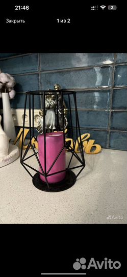 Подсвечник фонарь IKEA