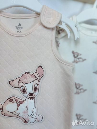 Комплект для девочки 80 слип и боди