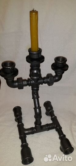 Подсвечник. Лофт дизайн