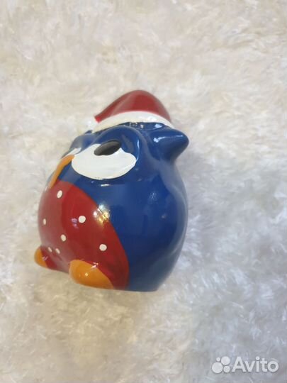 Фигурка Сова копилка статуэтка декоративная