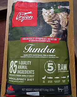 Корм для кошек Orijen Tundra 5,4 кг