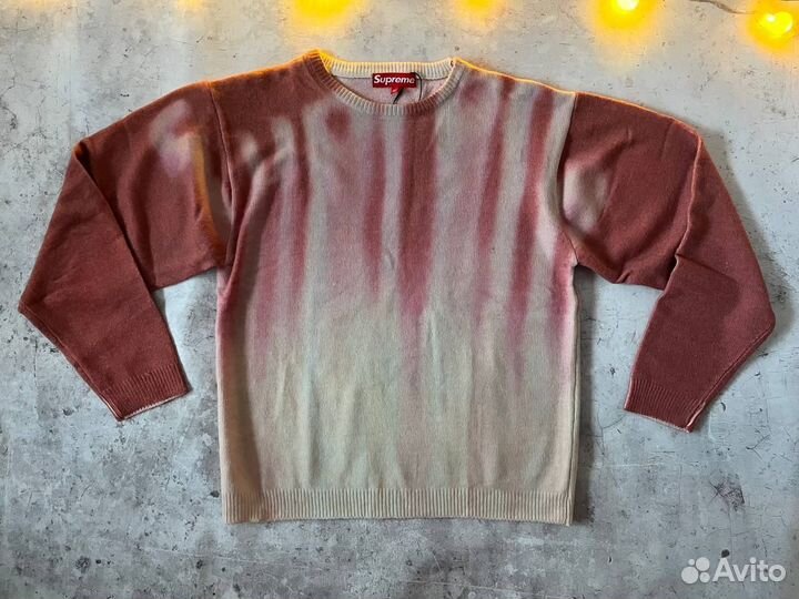 Свитер Supreme blurred logo