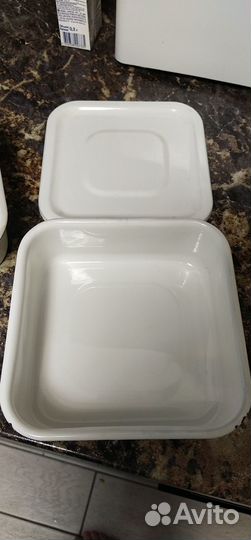 Эмалированный лоток для холодца