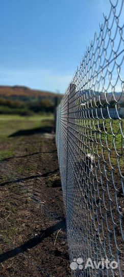 Ограждение,бурение,установка столбов(бетон)