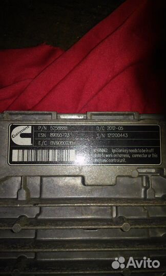 Cummins ISF 2.8/3.8 эбу Блок управления двигателем