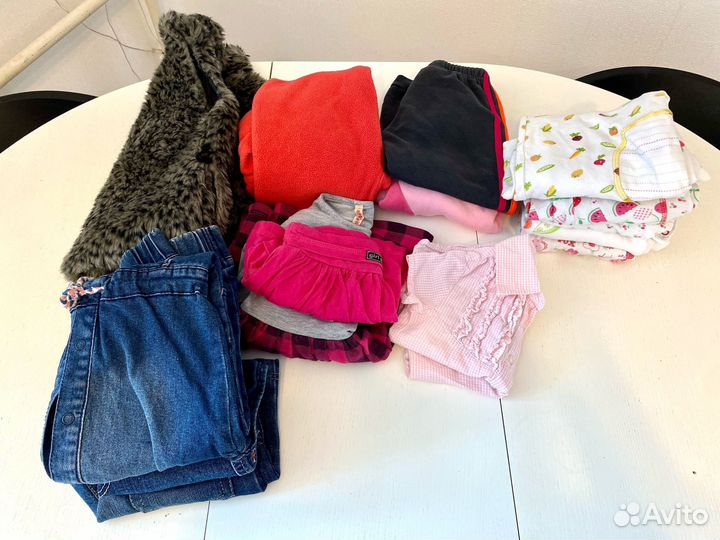 Однжда пакетом для девочки фирменная 80-92