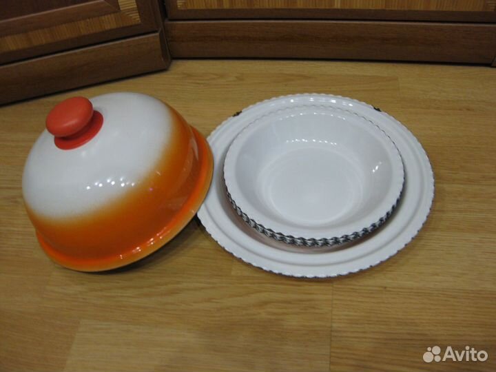 Тарелки для пикника эмалированные СССР