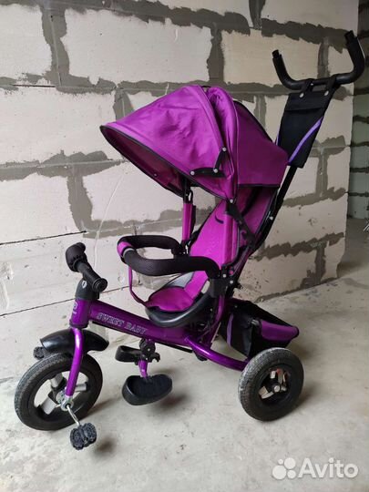 Детский велосипед с ручкой