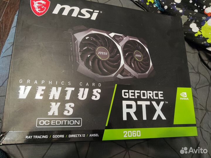 Видеокарта MSI RTX 2060 Ventus XS 6 Gb OC