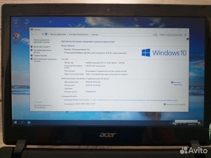 Ноутбук Acer v5-131 11'6/Pentium 2x1,8/4Gb/SSD 120