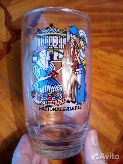 Стаканы коллекционные ГДР нем. новые Из тонч. стек