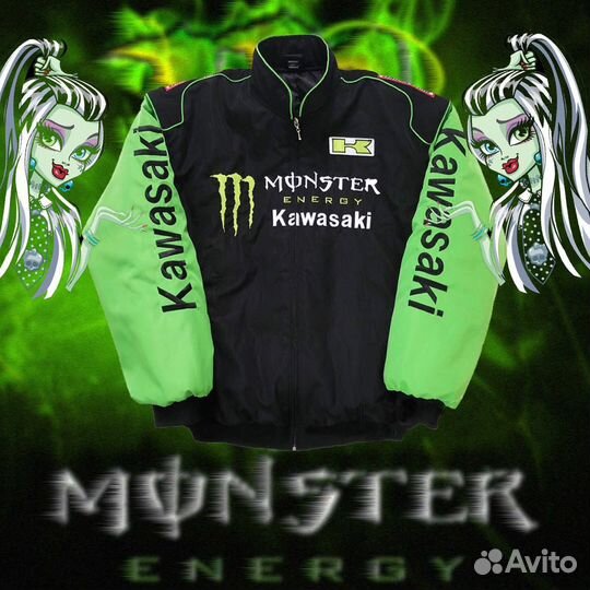 Гоночная куртка «Monster/Kawasaki»