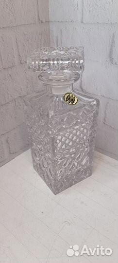 Штоф чешский Богемский хрусталь