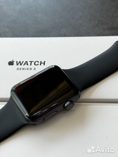 Apple watch 3 42mm АКБ-85% Black