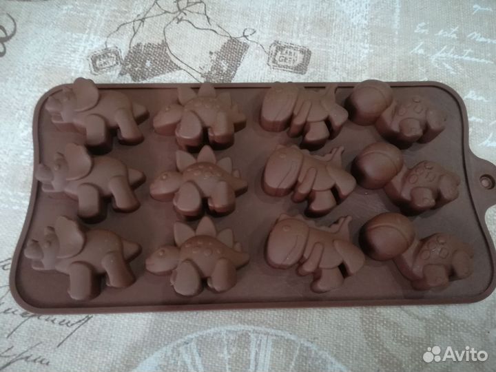 Форма силиконовая Динозаврики