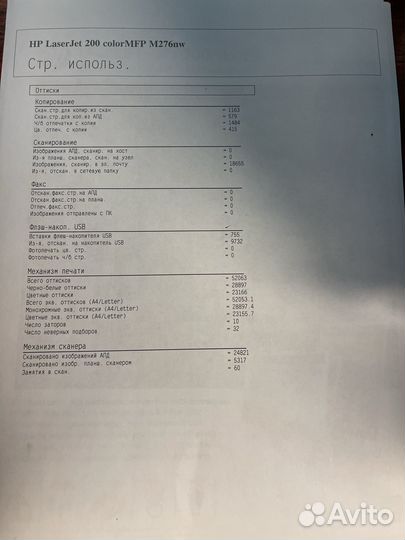 Мфу лазерное цветное HP color laserjet MFP M276nw