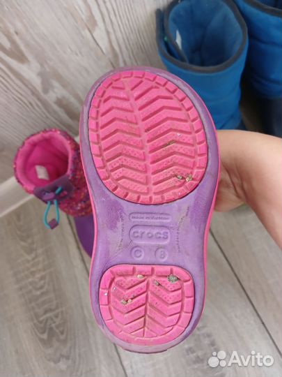 Резиновые сапоги crocs