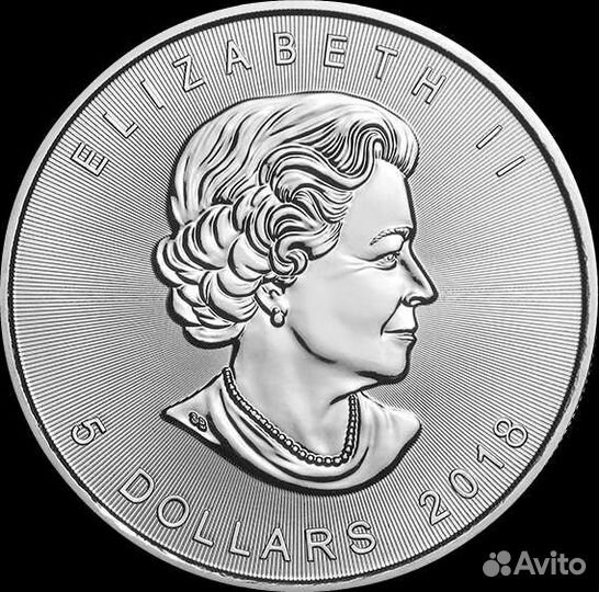 Сербряная монета 999 31.1 гр