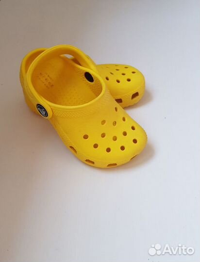 Crocs c8 детские, кроксы сабо 24 р