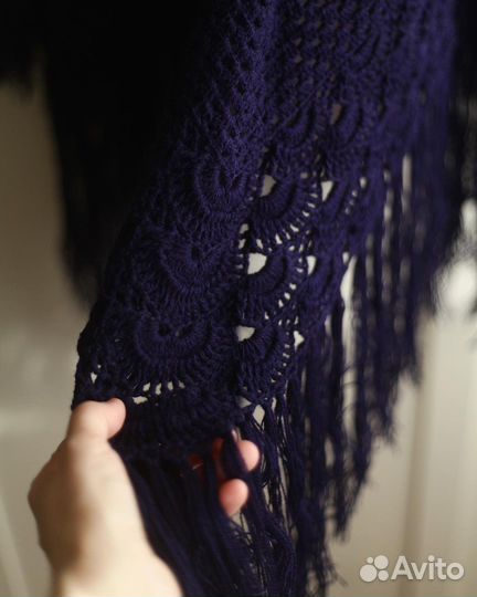 Шаль ручной работы