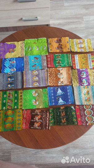 Фантики от конфет 1990-2000г