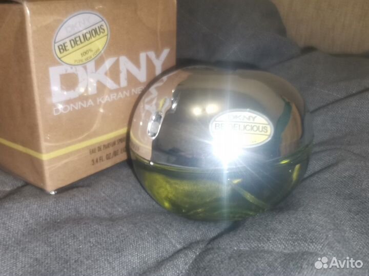 Духи женские dkny BE delicious зелёное яблоко