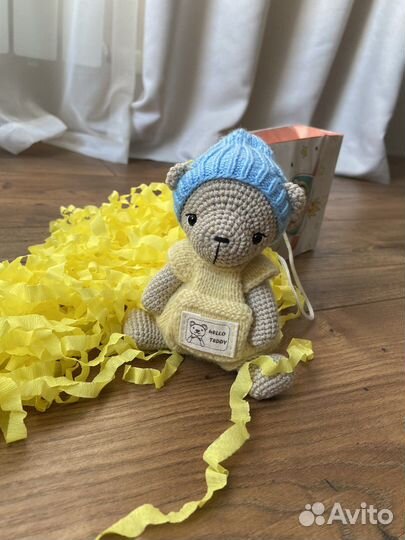 Вязанная игрушка Медвежонок. Handmade