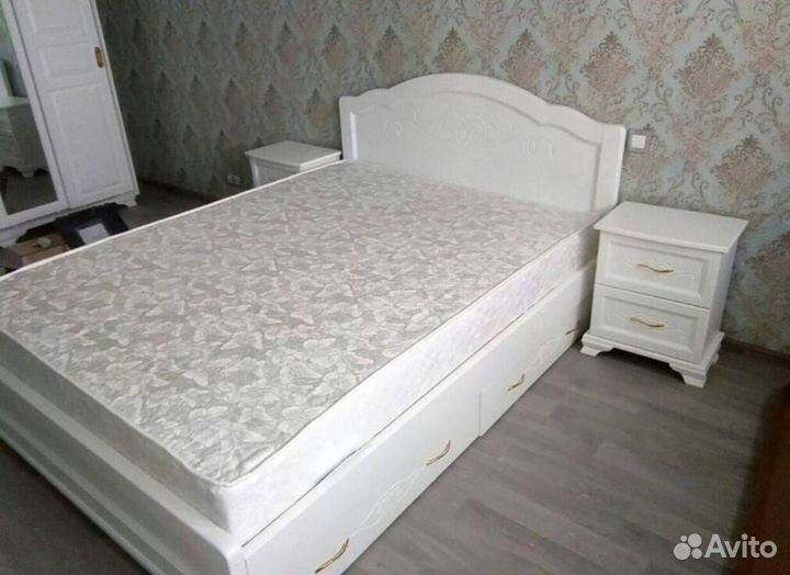 Кровать 90х200 массив