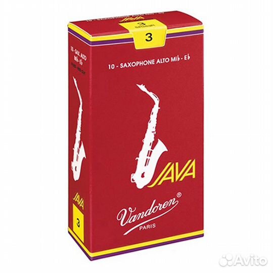Трости для альт саксофона Vandoren Java Red Cut f
