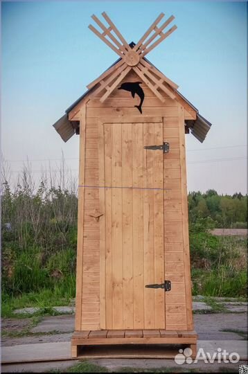 Дачный туалет деревянный JKT226