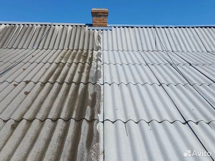 Очистка(мойка) и Покраска крыш