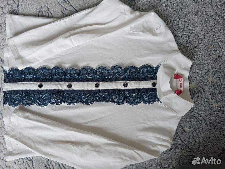 Рубашки школьные для девочки 128