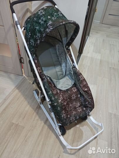 Детские санки коляска