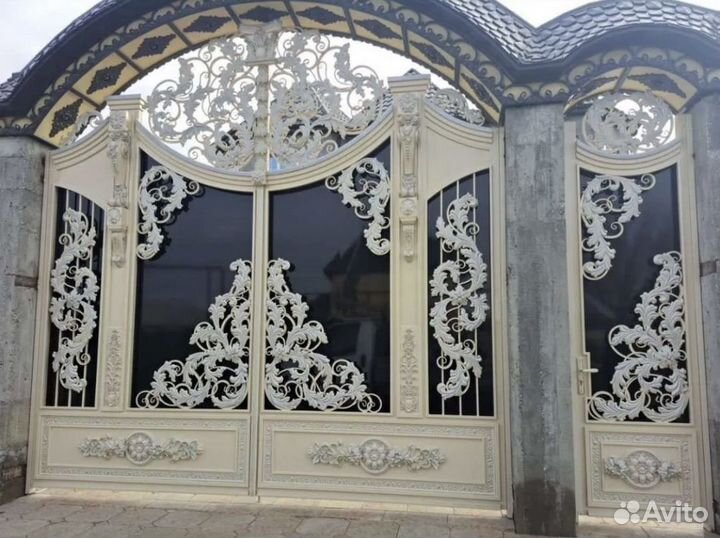 Кованные ворота,перила,навесы,козырьки