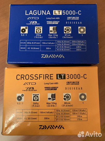 Спининги и катушки