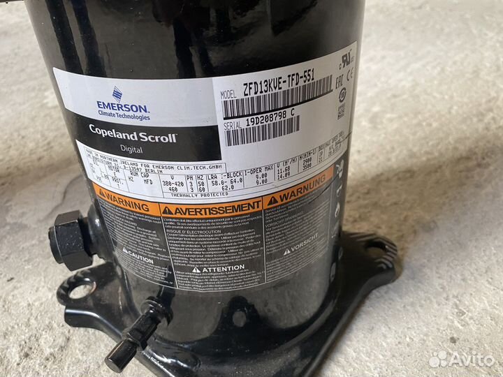 Компрессор ZFD13KVE-TFD-551 copeland
