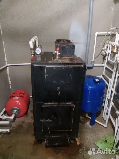Твердотопливный пиролизный котел